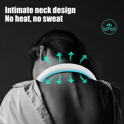Portable Neck Fan – Wearable USB Rechargeable Headphone-Style Fan with 3 Speeds for Travel & Outdoor Use