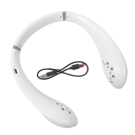 Portable Neck Fan – Wearable USB Rechargeable Headphone-Style Fan with 3 Speeds for Travel & Outdoor Use
