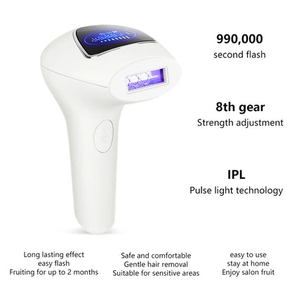 💖✨ Professional IPL Laser Hair Removal – 999,999 Clicks for Smooth, Silky Skin! 🌟💆‍♀️